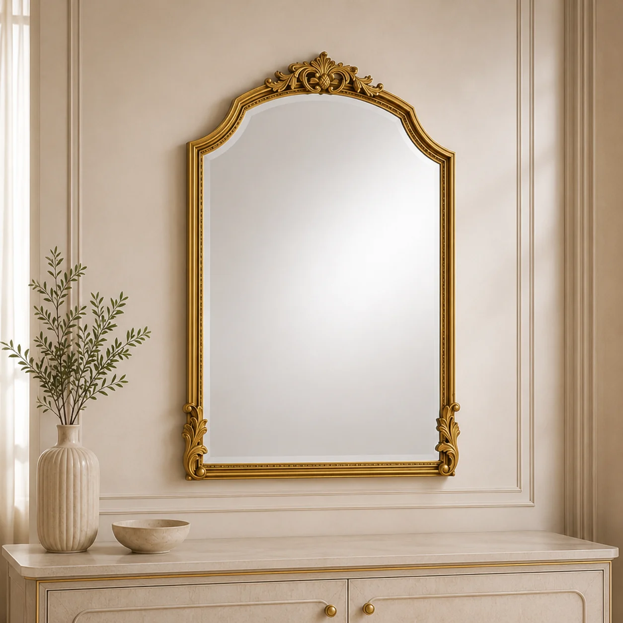 MN1020 - Ribbon Console Mirror