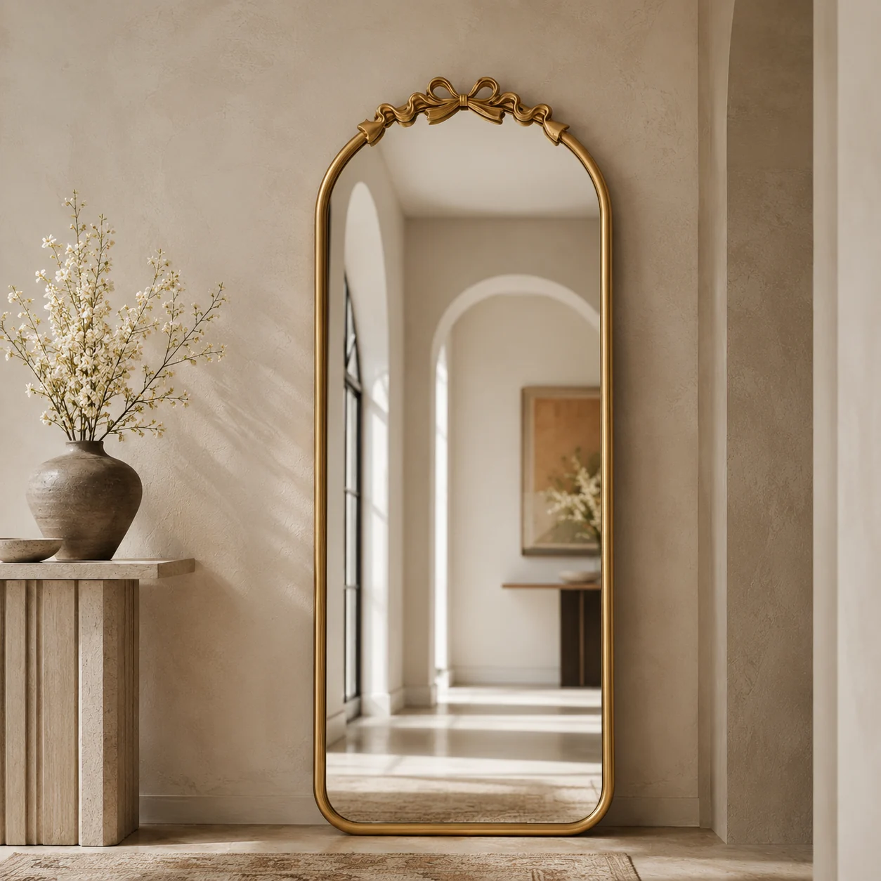MN1028 - Ribbon Floor Mirror