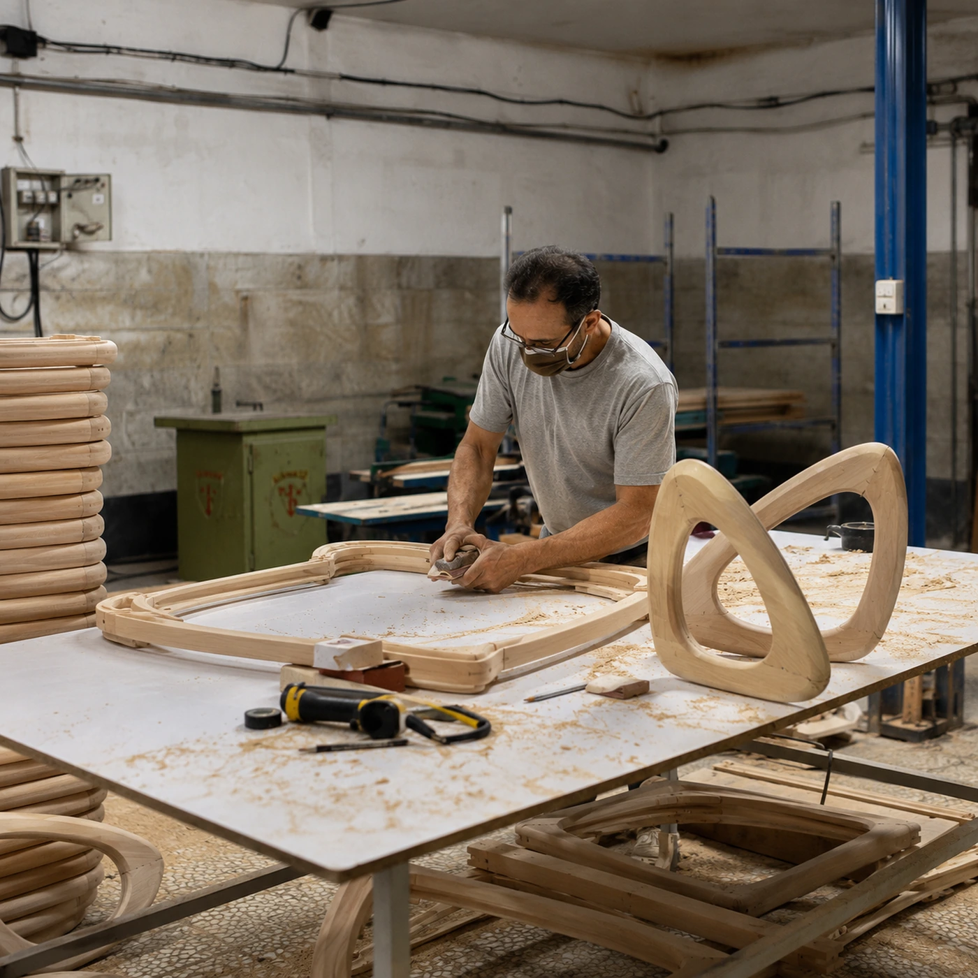 Finishing and preparation in the Zhilvan workshop