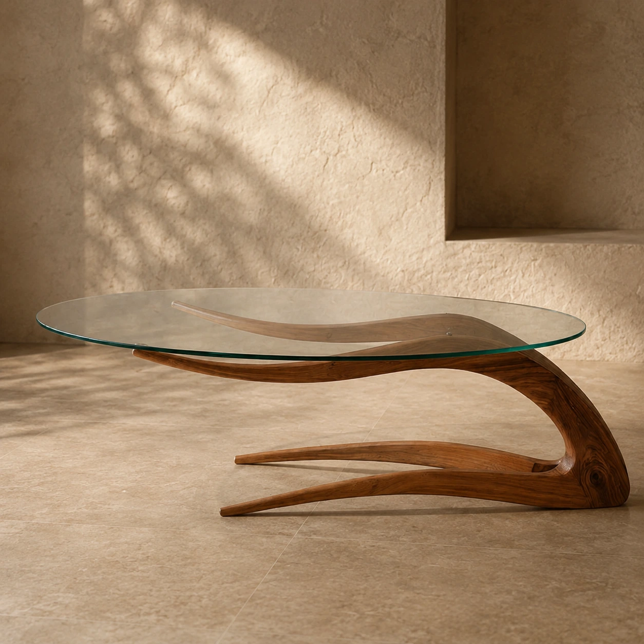TL1016 - Swoop Glass Coffee Table